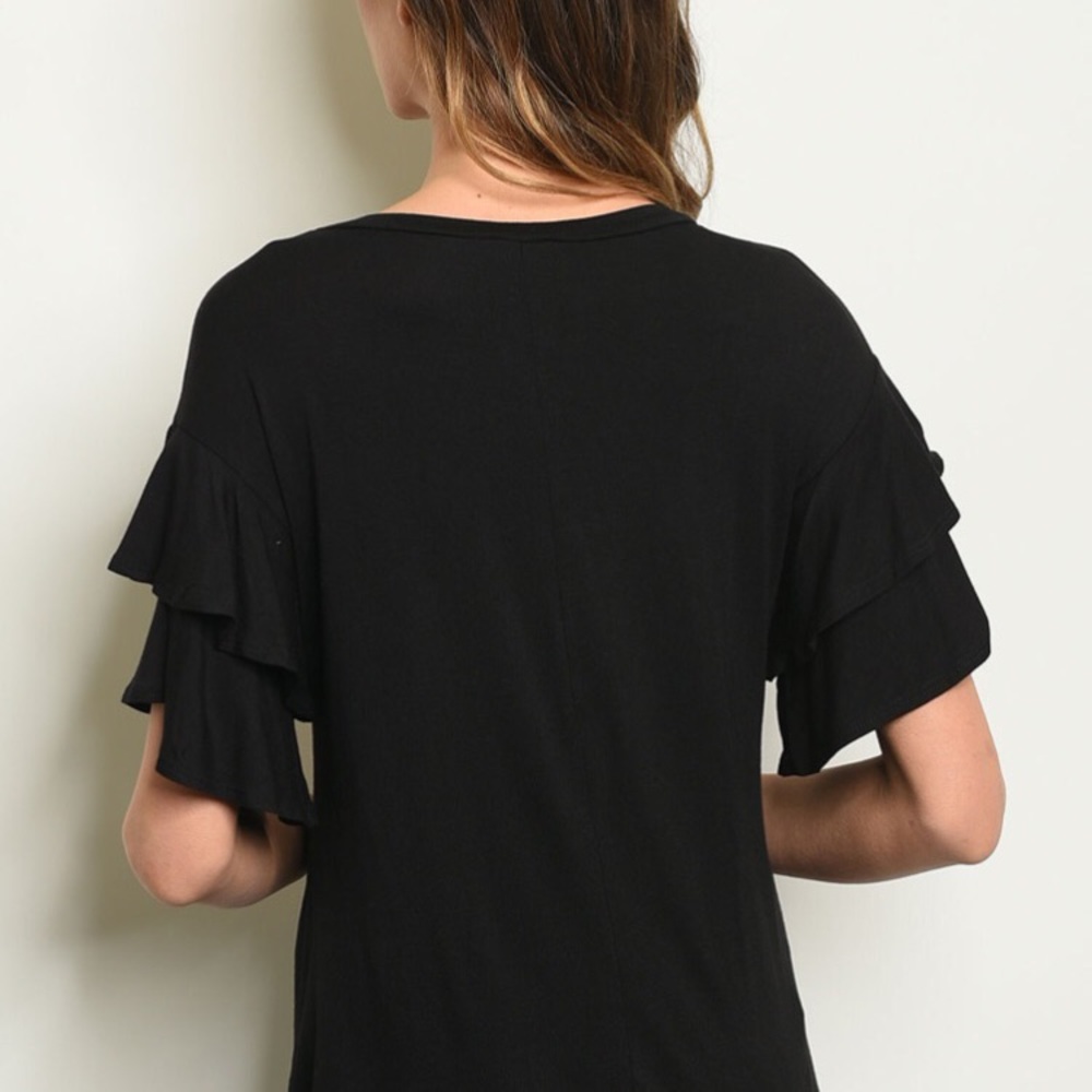 🌹HP🌹Mom Ruffle Top🌹 - Picture 2 of 2